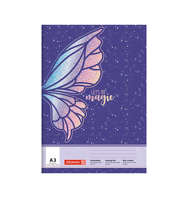 Zeichenblock Magic Butterfly DIN A3