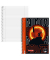 Collegeblock 10-67927321 Ninja Power, Ninja, Lineatur 27 / liniert mit Rand innen/außen, A4, 90g, schwarz, 80 Blatt