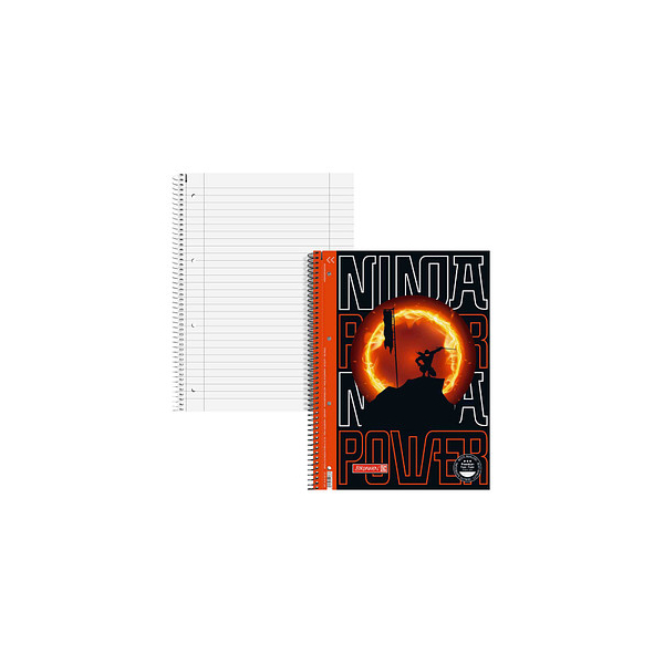 4061947116687 - Collegeblock 10-67927321 Ninja Power Ninja Lineatur 27 liniert mit Rand innen außen A4 90g schwarz 80 Blatt 406194711668 4061947116687 - Collegeblock 10-67927321 Ninja Power Ninja Lineatur 27 liniert mit Rand innen außen A4 90g schwarz 80 Blatt 406194711668