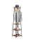 Kleiderständer LCR80X braun Metall 8 Haken 43,0 x 180,0 cm