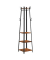 Kleiderständer LCR80X braun Metall 8 Haken 43,0 x 180,0 cm