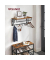 Wandgarderobe LCR12BX braun Metall 5 Haken 66,0 x 27,0 cm