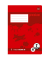 Schulheft 734010307 Premium, Lineatur 7 / kariert, A5, 90g, rot, 16 Blatt / 32 Seiten
