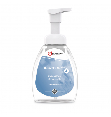 Schaumseife CLR250ML Clear Foam Pure, parf&uuml;mfrei, 250 ml, Pumpflasche