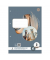 Schulblock 040450003 Style, Lineatur 3 / Schreiblern-Lineatur, A4, 80g, 50 Blatt