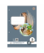 Schulblock 040450003 Style, Lineatur 3 / Schreiblern-Lineatur, A4, 80g, 50 Blatt