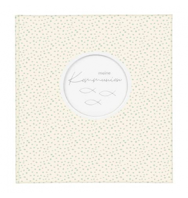 Erinnerungsalbum Kommunion Circulus, 23x25cm, creme