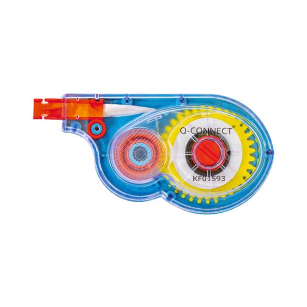 5705831015937 - Korrekturroller KF01593 transparent 5mm x 8m Einweg in 100 % recycelter Karton 5705831015937 Q-connect