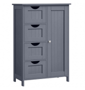 Badschrank LHC41GY dunkelgrau 55,0 x 28,5 x 82,0 cm