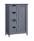 Badschrank LHC41GY dunkelgrau 55,0 x 28,5 x 82,0 cm
