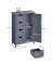 Badschrank LHC41GY dunkelgrau 55,0 x 28,5 x 82,0 cm