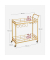 Servierwagen gold 86,0 x 38,0 x 90,0 cm