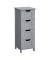 Badschrank grau 30,0 x 28,5 x 82,0 cm