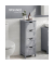 Badschrank grau 30,0 x 28,5 x 82,0 cm