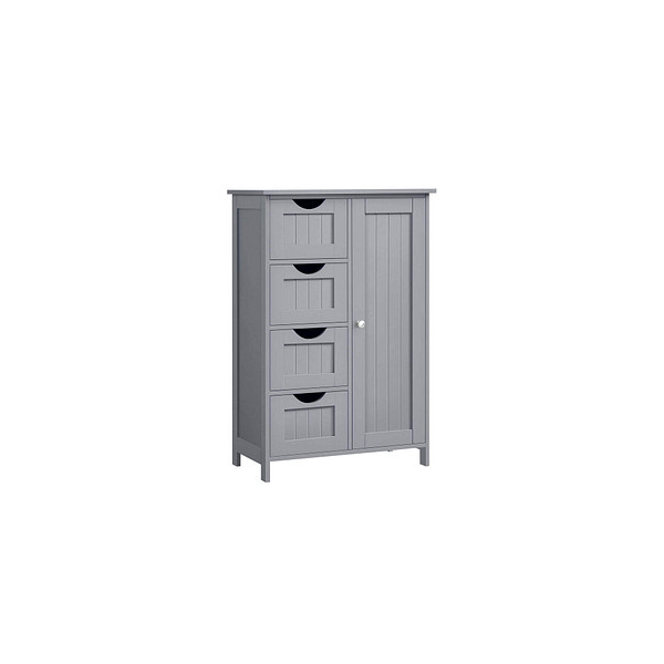 0194343043159 - Badschrank grau 550 x 285 x 820 cm 0194343043159 VASAGLE 0194343043159 - Badschrank grau 550 x 285 x 820 cm 0194343043159 VASAGLE