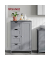 Badschrank grau 55,0 x 28,5 x 82,0 cm