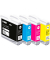 B75V  schwarz, cyan, magenta, gelb Druckerpatronen kompatibel zu brother LC1000VAL, 4er-Set
