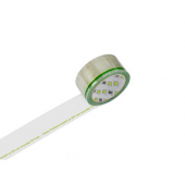 Packband WIHE-lux Dieses Packband besteht zu 80% aus recycelter PP-Folie transparent 50,0 mm x 66,0 m 1 Rolle