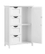 Badschrank LHC41W weiß 55,0 x 28,5 x 82,0 cm