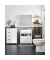 Badschrank LHC41W weiß 55,0 x 28,5 x 82,0 cm