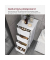 Badschrank LHC40W weiß 30,0 x 28,5 x 82,0 cm