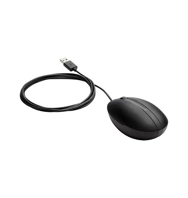 Wired 320M Maus ergonomisch kabelgebunden schwarz