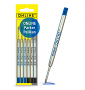 ONLINE Kugelschreiberminen M schwarz blau