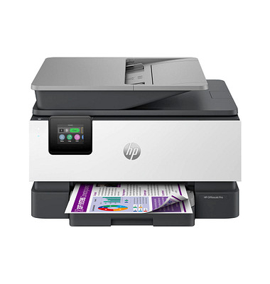 OfficeJet Pro 9132e All-in-One 4 in 1 Tintenstrahl-Multifunktionsdrucker grau, HP Instant Ink-fähig