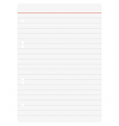 Ringbucheinlagen 10-66301, liniert, A5, 70g, 6-fach-Lochung