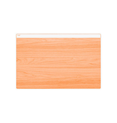 Schreibunterlage Recycling 1008001021 weiß/buche Holzoptik 58,5x38,5cm
