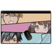 Schreibtischunterlage Kunststoff Manga bunt