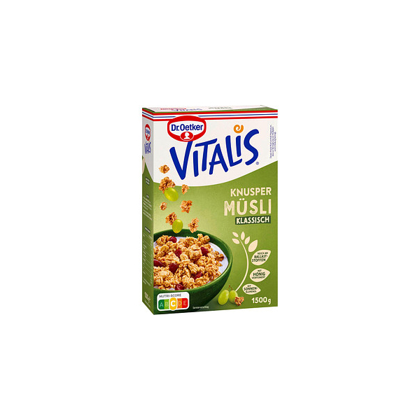 4000521664008 - Vitalis Knuspermüsli Müsli 15000 g 4000521664008 1500 Gramm 4000521664008 - Vitalis Knuspermüsli Müsli 15000 g 4000521664008 1500 Gramm