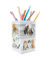 Stiftehalter Katzen Karton 8,0 x 8,0 x 13,5 cm