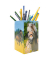 Stiftehalter Pferdewiese Karton 8,0 x 8,0 x 13,5 cm