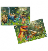 3 HERMA Schreibtischunterlagen Karton Dino World