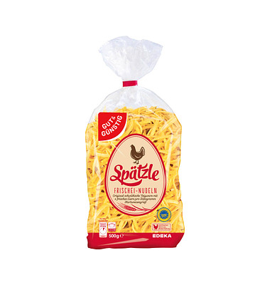 Eierspätzle Teigwaren 500,0 g Eierspätzle Teigwaren 500,0 g