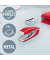 5528-10-26 Heftgerät Mini NeXXt WOW rot metallic