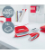 Locher-Heftger&auml;t-Set NeXXt WOW 5561-20-26, eisblau, 1 mm/10 Blatt
