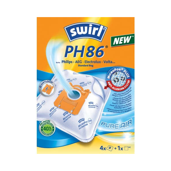 4006508179411 - - Staubsaugerbeutel PH86   PH96 MicroPor Plus AirSpace f Philips Electrolux E200 Staubsauger ph 86   ph 96