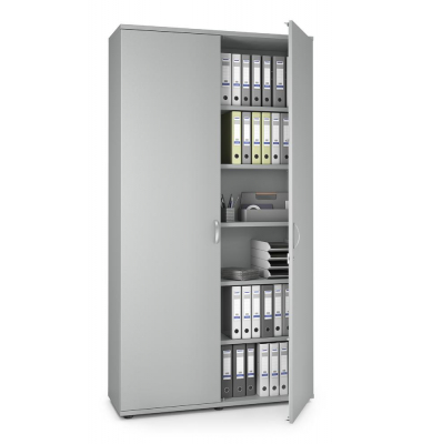 Aktenschrank MULTI M pro 250427, abschlie&szlig;bar, 2x6 OH, lichtgrau, 120x225x42cm (BxHxT)