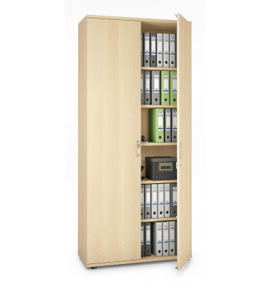 Aktenschrank MULTI M pro 250397, abschlie&szlig;bar, 6 OH, ahorn, 100x225x42cm (BxHxT)