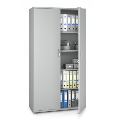Aktenschrank MULTI M pro 250387, abschlie&szlig;bar, 5 OH, lichtgrau, 100x189x42cm (BxHxT)
