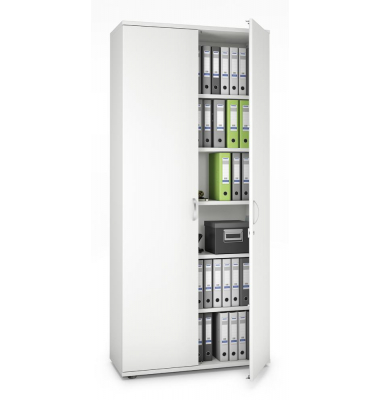 Aktenschrank MULTI M pro 256541, abschlie&szlig;bar, 6 OH, wei&szlig;, 100x225x42cm (BxHxT)