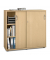 Schiebet&uuml;renschrank MULTI M pro 250327, abschlie&szlig;bar, 2x3 OH, buche, 120x114x42cm (BxHxT)