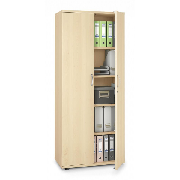 4251635603265 - Flügeltürenschrank MULTI M pro 250413 abschließbar 5 OH ahorn 80x189x42cm (BxHxT) 4251635603265 Deskin