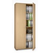 Aktenschrank MULTI M pro 250396, abschlie&szlig;bar, 6 OH, buche, 100x225x42cm (BxHxT)