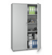Aktenschrank MULTI M pro 250415, abschlie&szlig;bar, 2x5 OH, lichtgrau, 120x189x42cm (BxHxT)