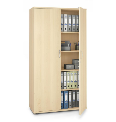 Aktenschrank MULTI M pro 250389, abschlie&szlig;bar, 5 OH, ahorn, 100x189x42cm (BxHxT)