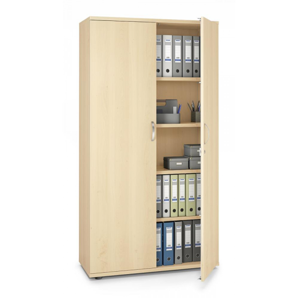 4251635604576 - Flügeltürenschrank MULTI M pro 250389 abschließbar 5 OH ahorn 100x189x42cm (BxHxT) 4251635604576 Deskin