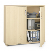 Aktenschrank MULTI M pro 250783, abschlie&szlig;bar, 2x3 OH, ahorn, 120x114x42cm (BxHxT)